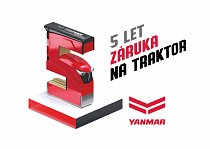 5 let záruka na traktory Yanmar